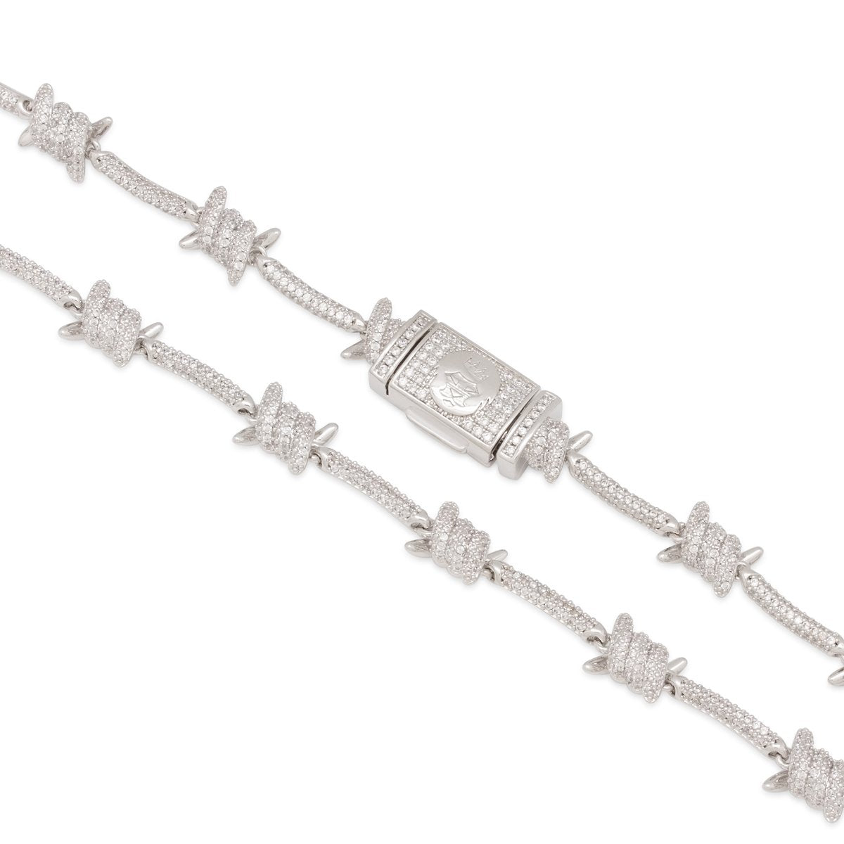 10mm Iced Barbed Wire Chain in by King Ice