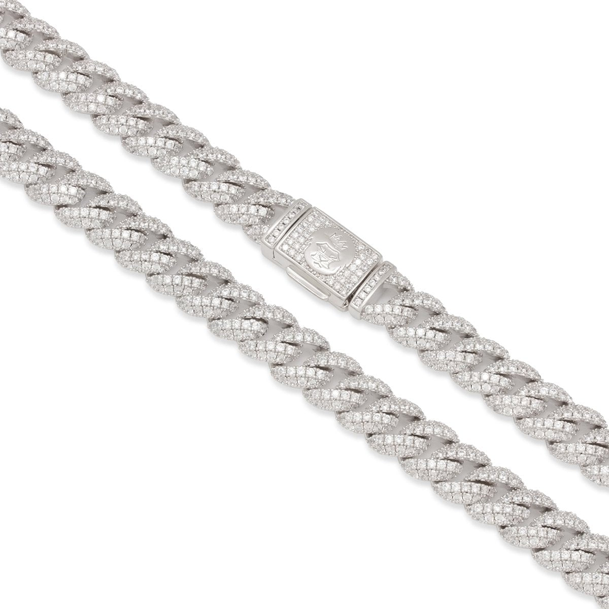 10mm Iced Miami Cuban Link Chain in by King Ice