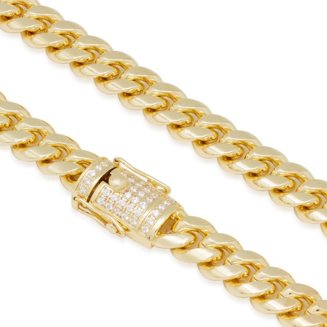 10mm Miami Cuban Link Chain in by King Ice