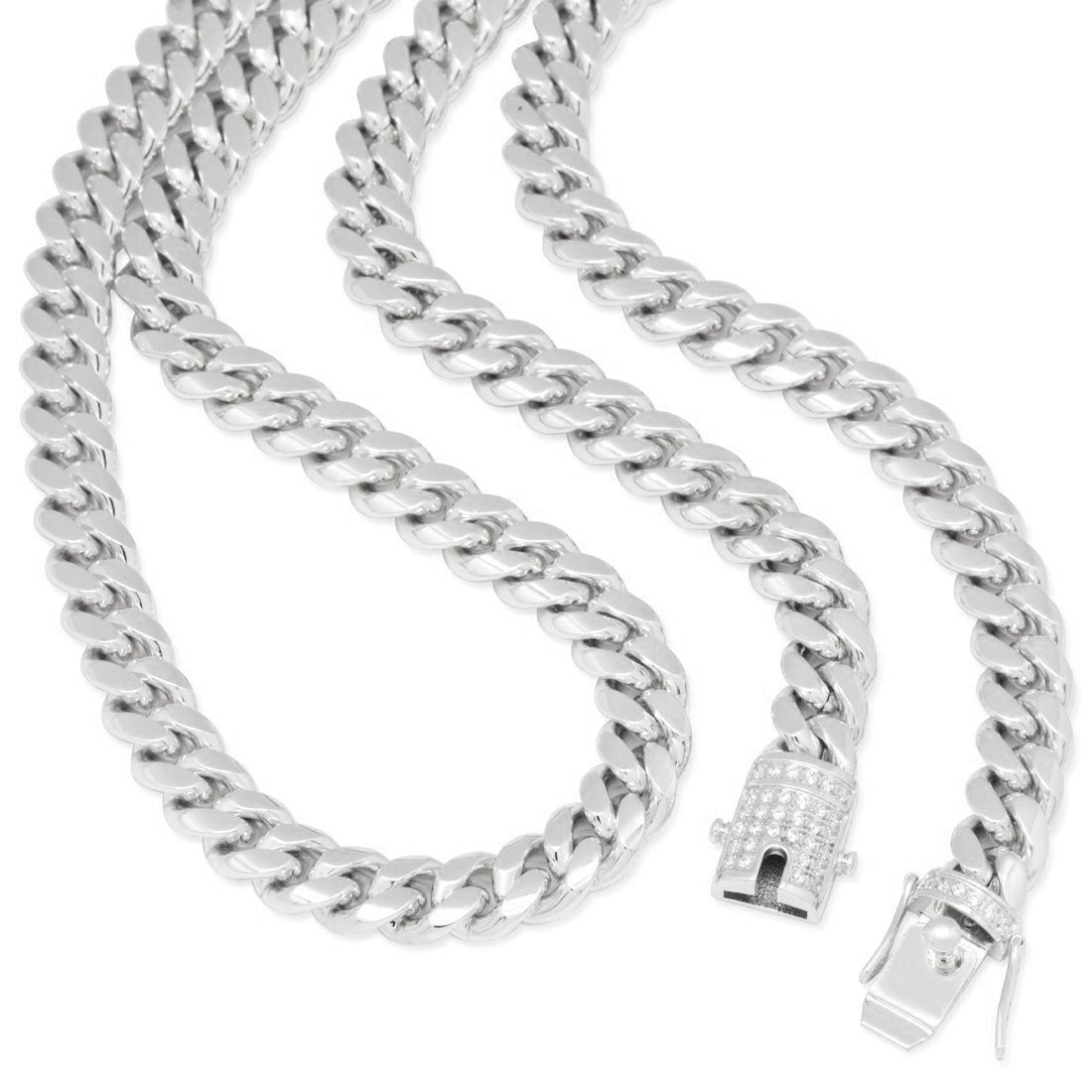 10mm Miami Cuban Link Chain in by King Ice