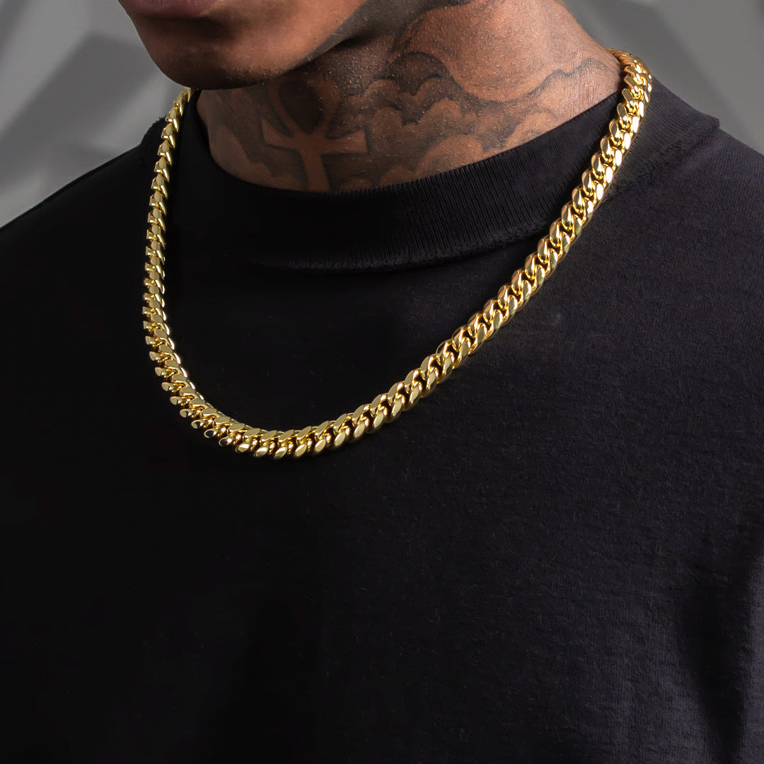10mm Miami Cuban Link Chain in by King Ice