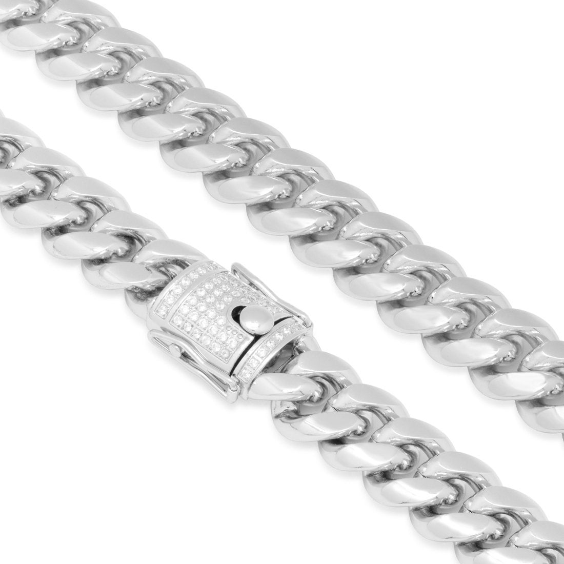 16mm Miami Cuban Link Chain in by King Ice