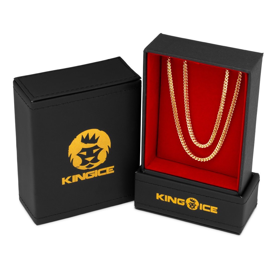 3mm Franco Chain Choker Set in by King Ice