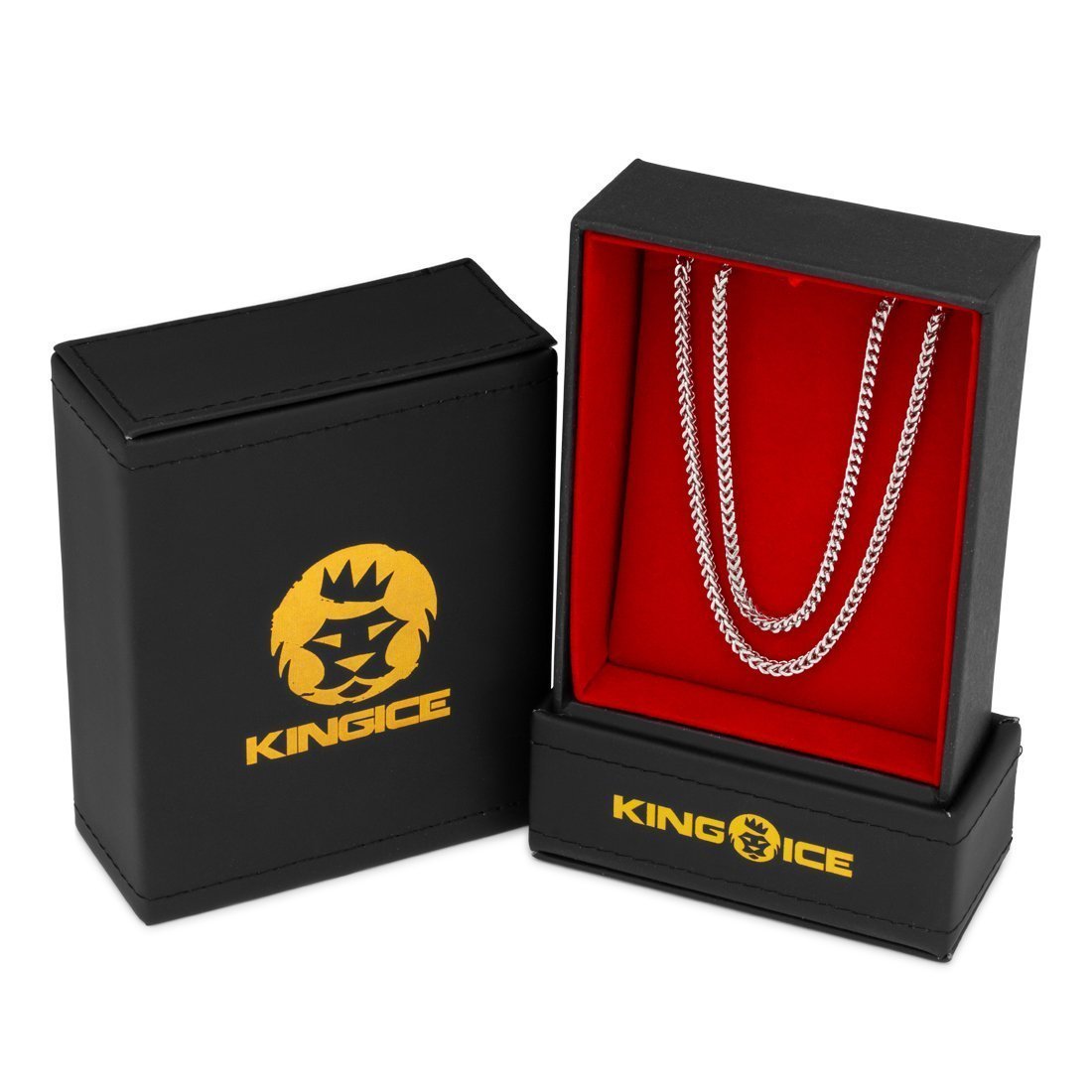 3mm Franco Chain Choker Set in by King Ice