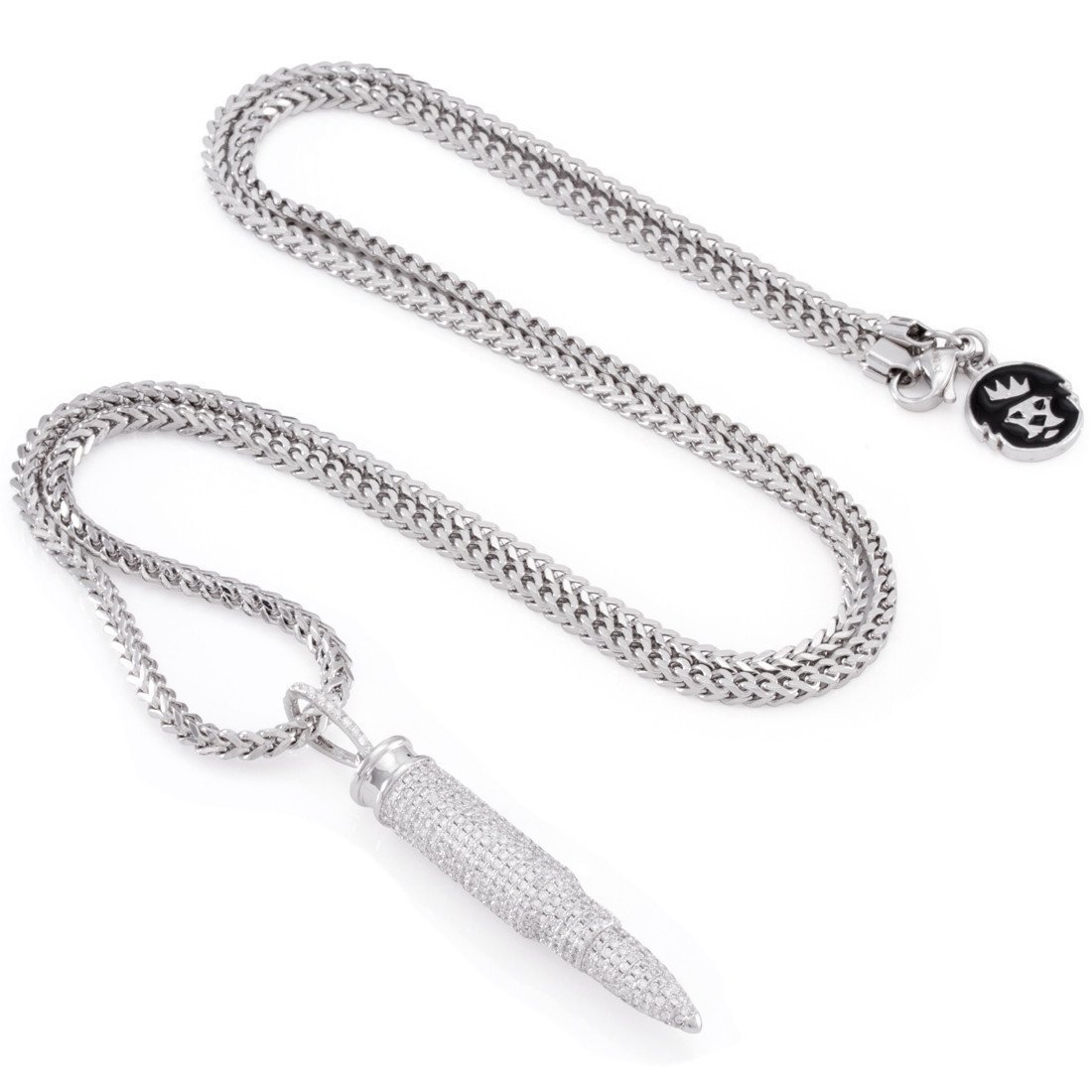 .223 Caliber Bullet Necklace in by King Ice
