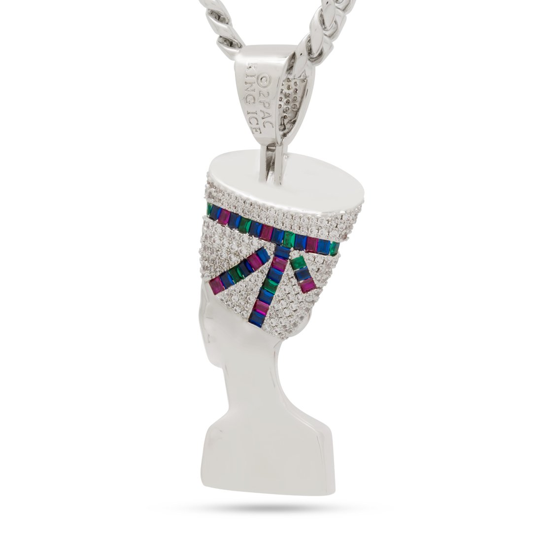 3D Boss Nefertiti Necklace in by King Ice
