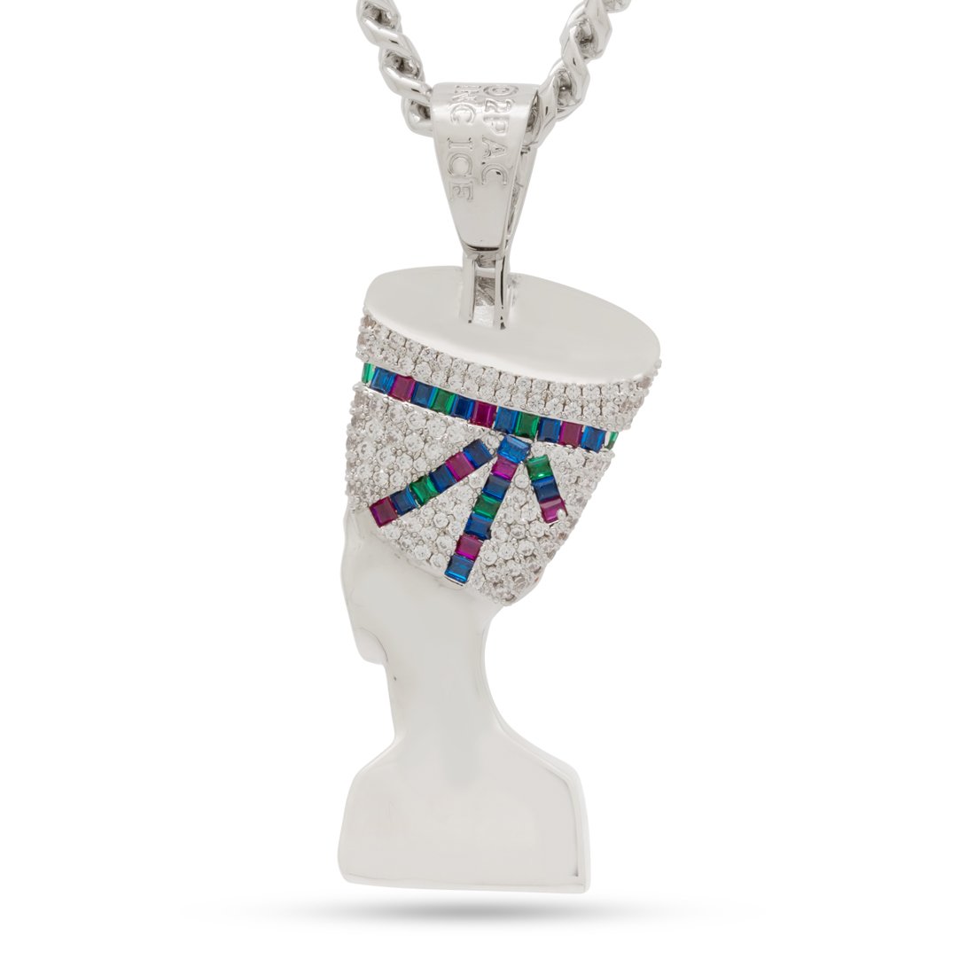 3D Boss Nefertiti Necklace in by King Ice