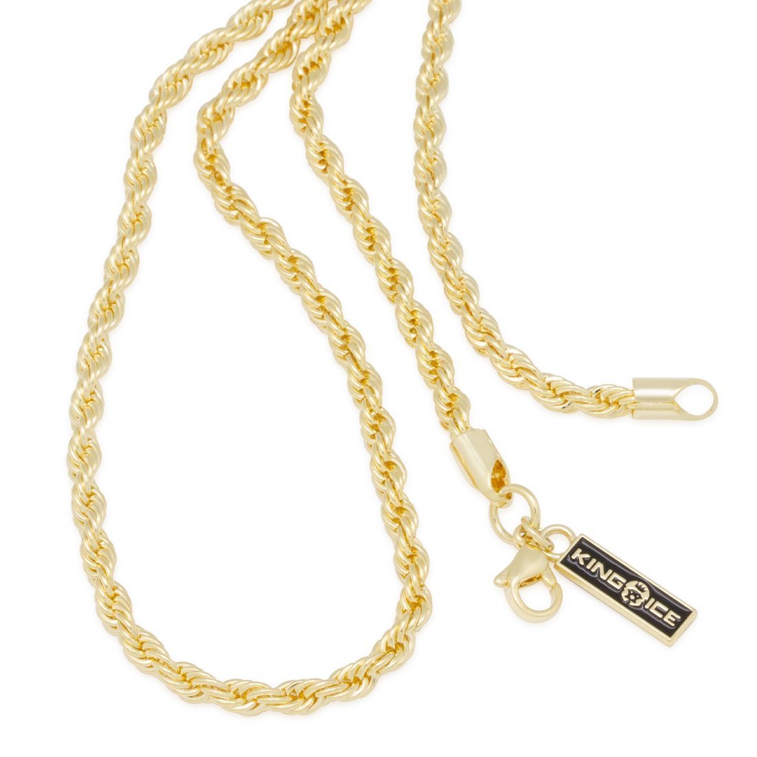 3mm Rope Chain Choker Set in by King Ice