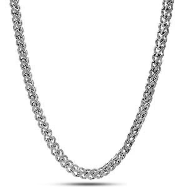 5mm Franco Chain in Gold Plated / White Gold / 18" by King Ice