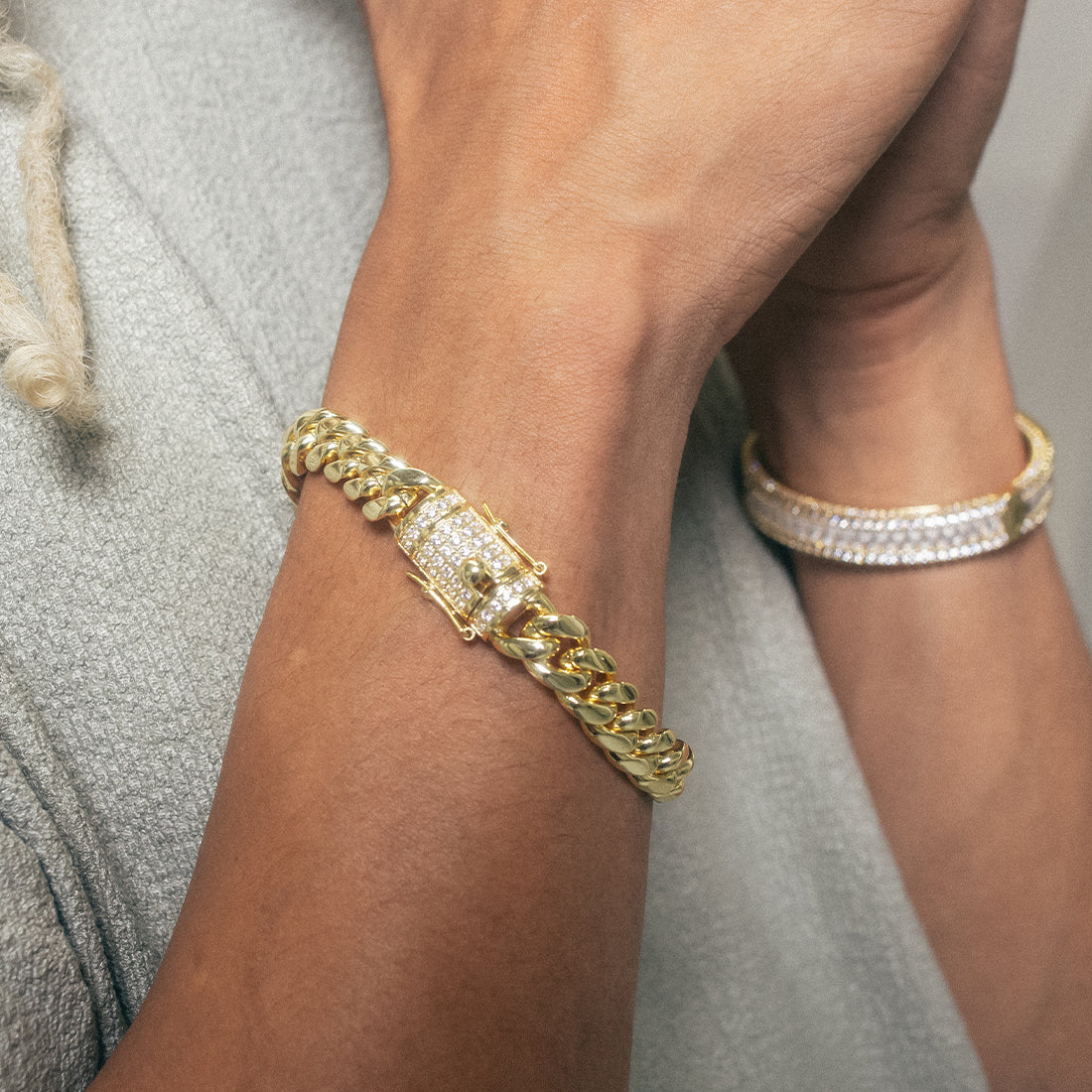 5mm Miami Cuban Link Bracelet  in  by King Ice