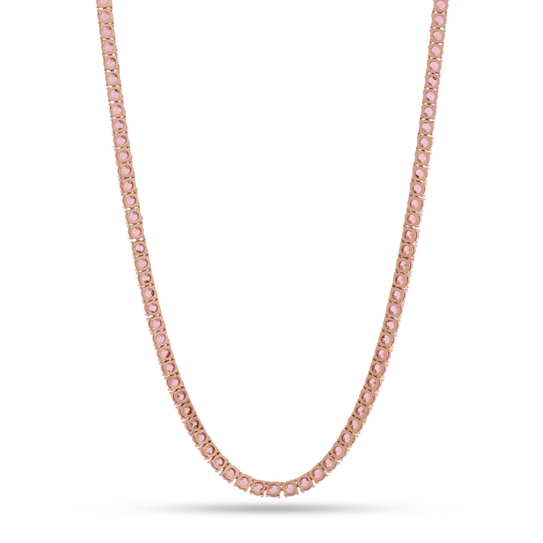 5mm Pink Tennis Chain in by King Ice