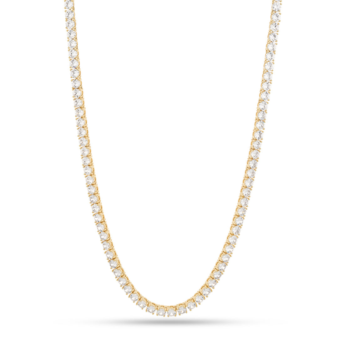 5mm Tennis Chain in Sterling Silver / 14K Gold / 18" by King Ice