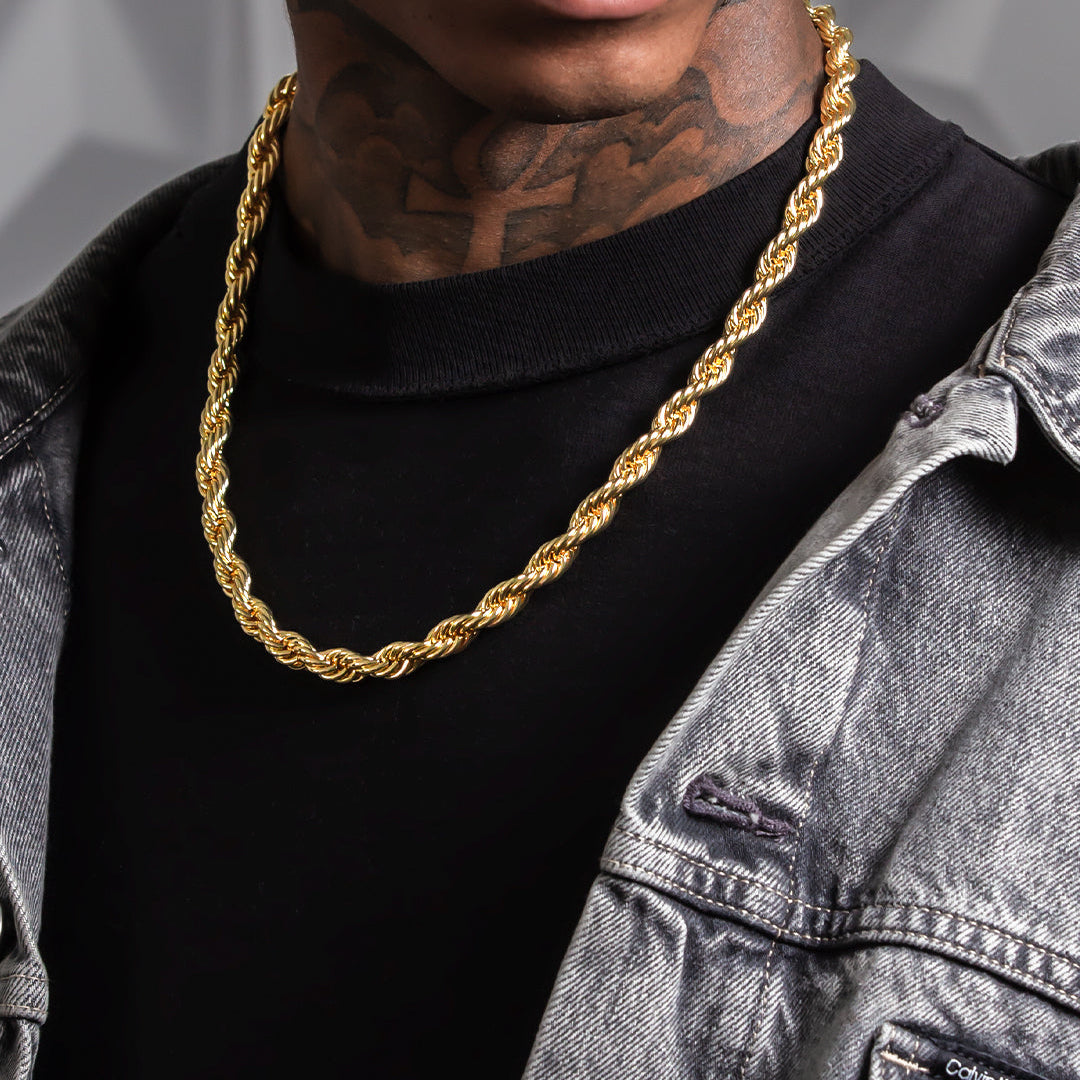 8mm Rope Chain  in  by King Ice