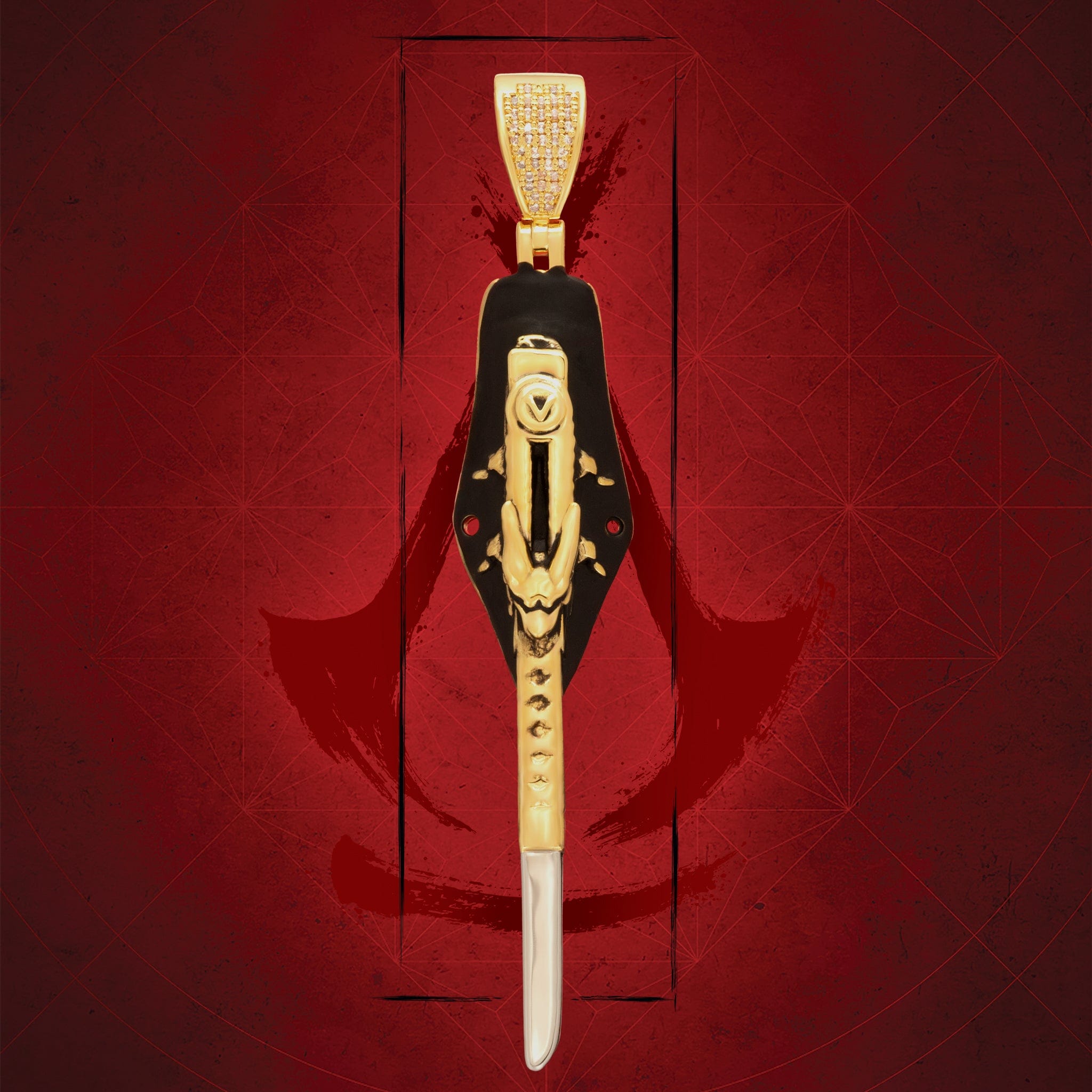 Assassin's Creed x King Ice - Hidden Blade Necklace in by King Ice