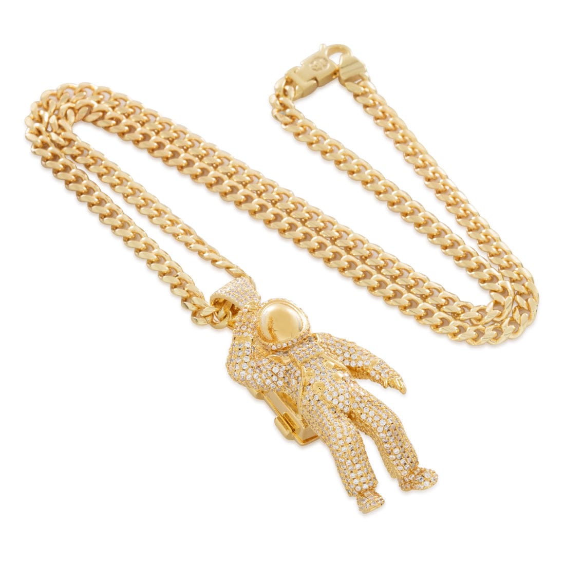 Astronaut Necklace in by King Ice