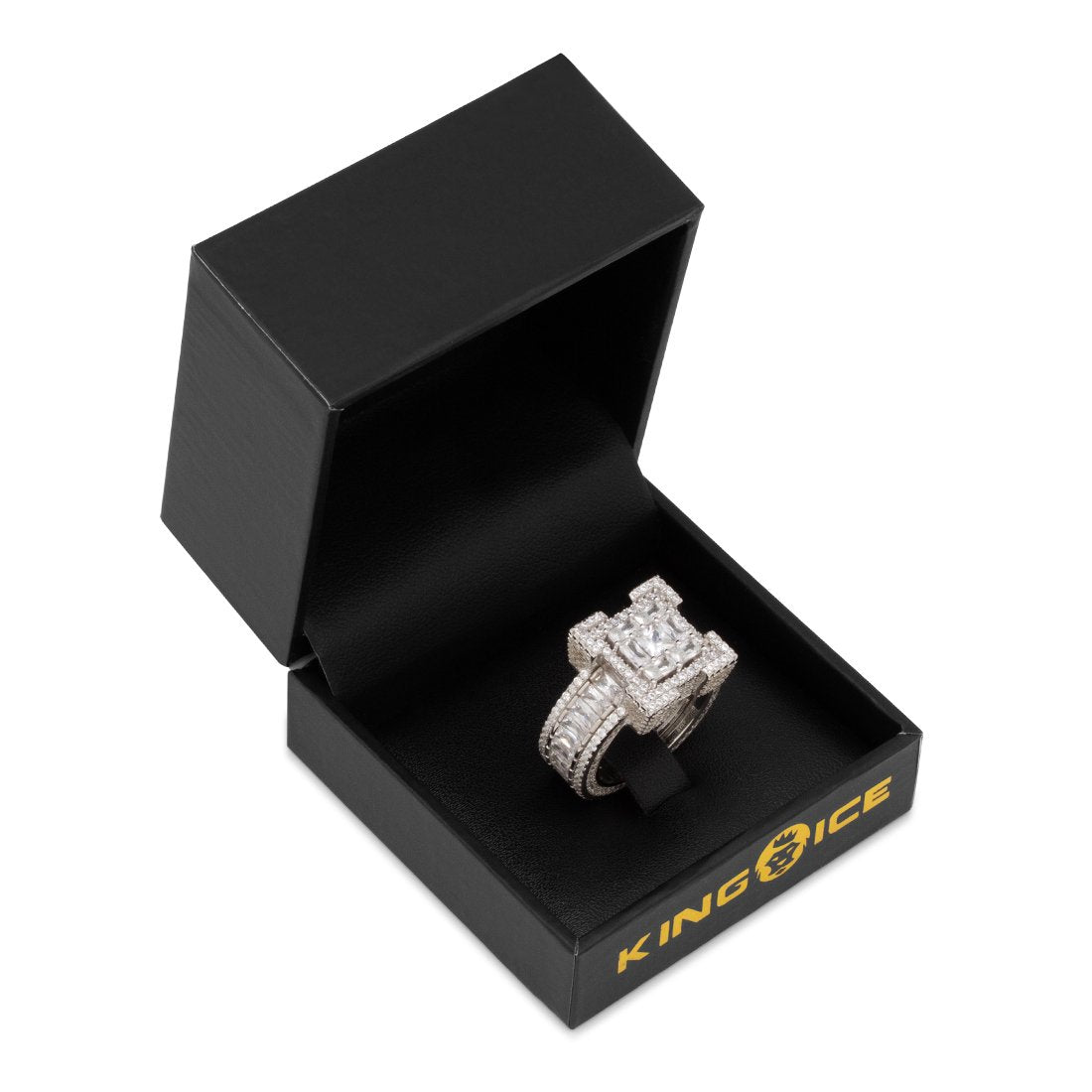 Baguette-Cut Platform Ring in by King Ice