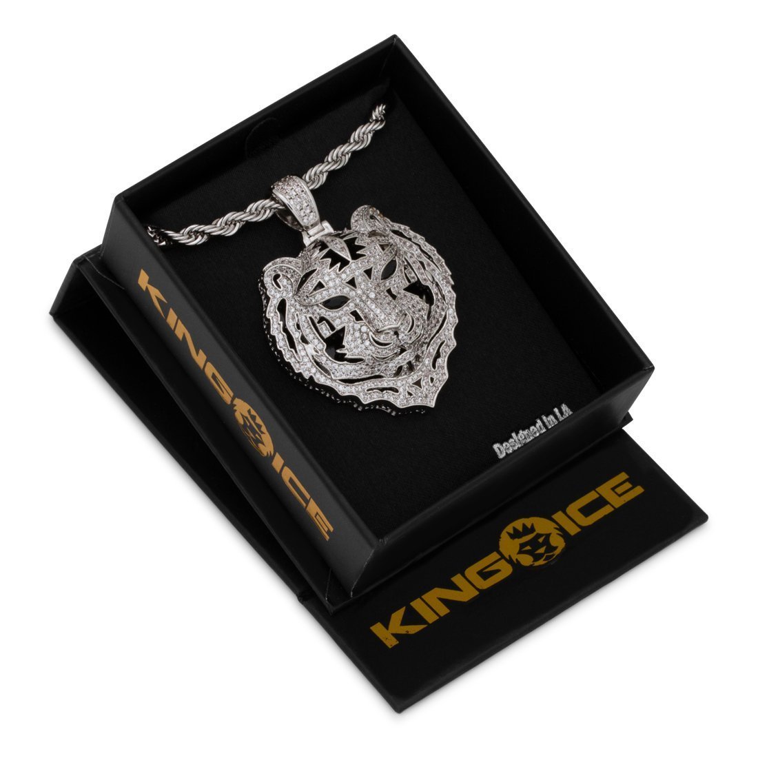 Bengal Tiger Necklace in by King Ice