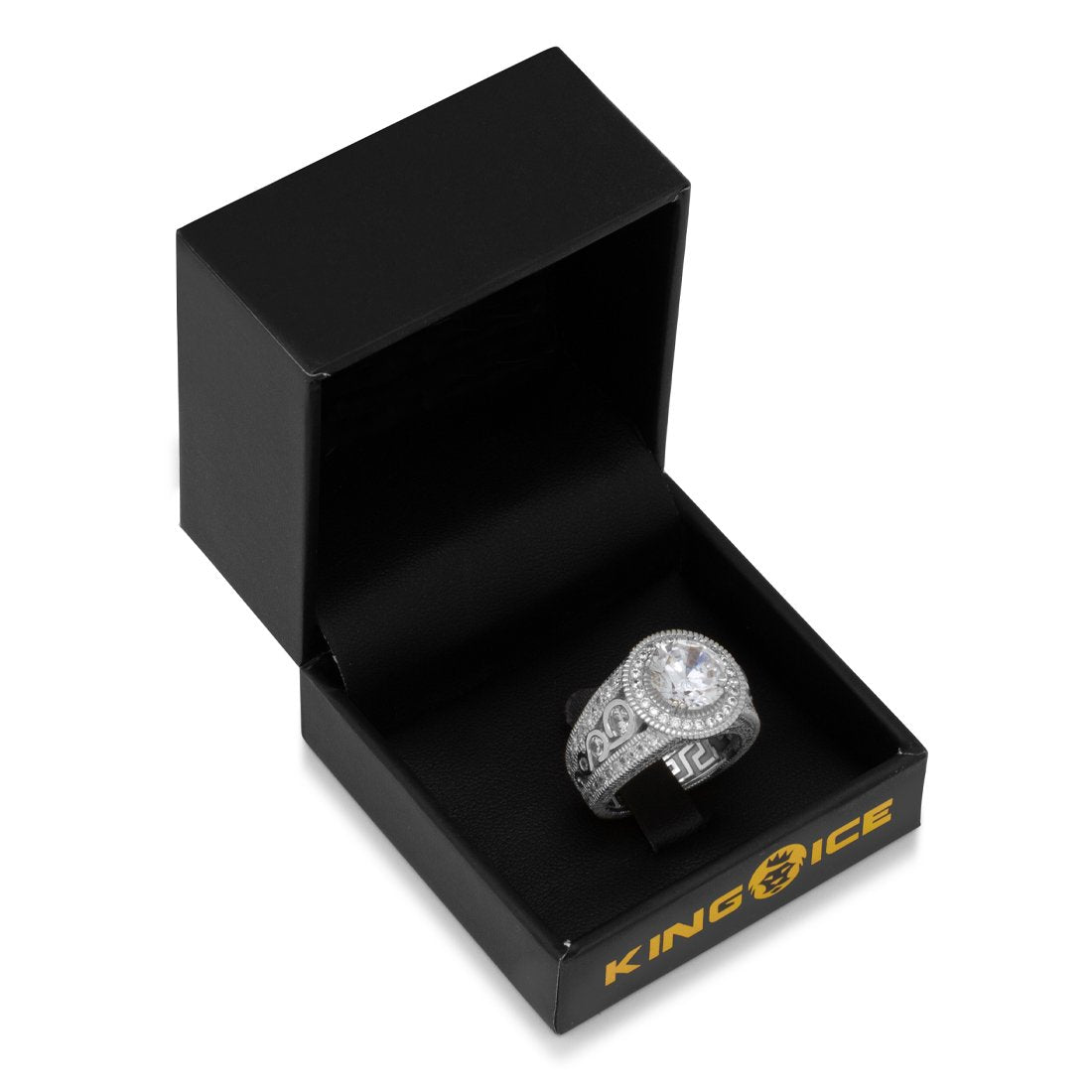 Brilliant-Cut Signet Ring in by King Ice