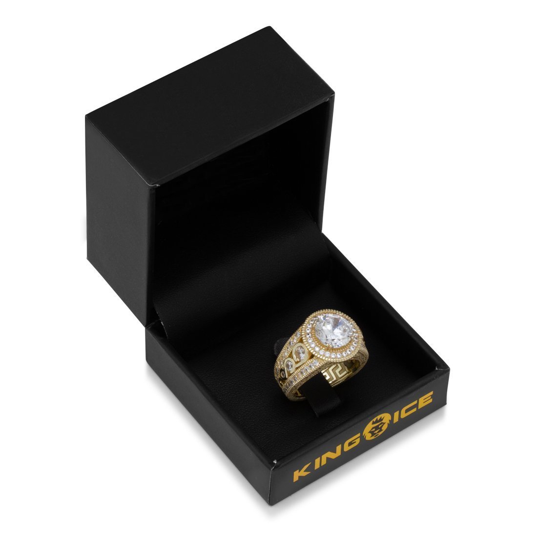 Brilliant-Cut Signet Ring in by King Ice