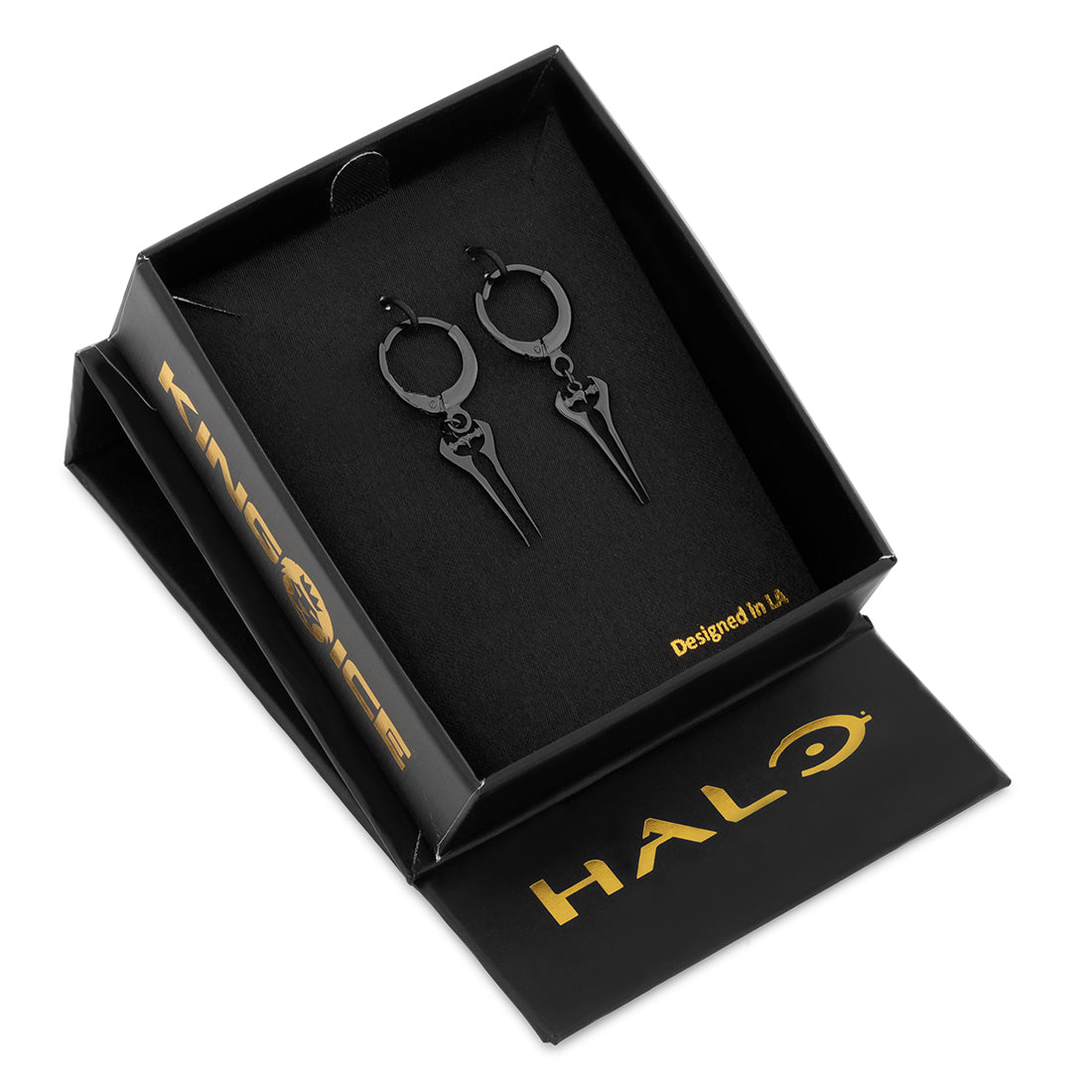 Halo x King Ice - Energy Sword Hanging Earrings in by King Ice