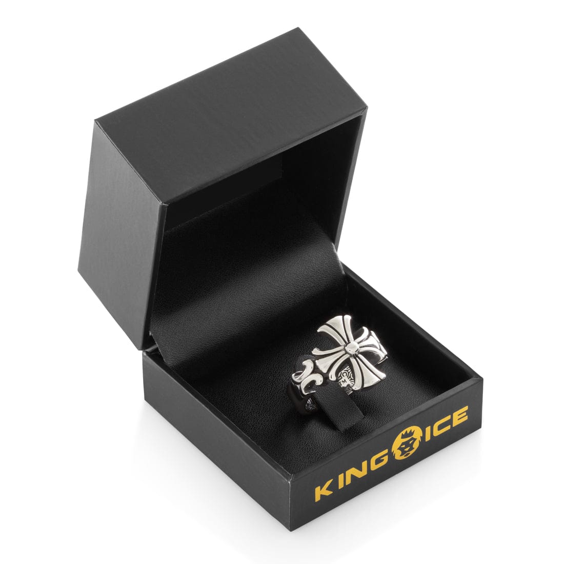 Cross Your Heart Ring  in  by King Ice