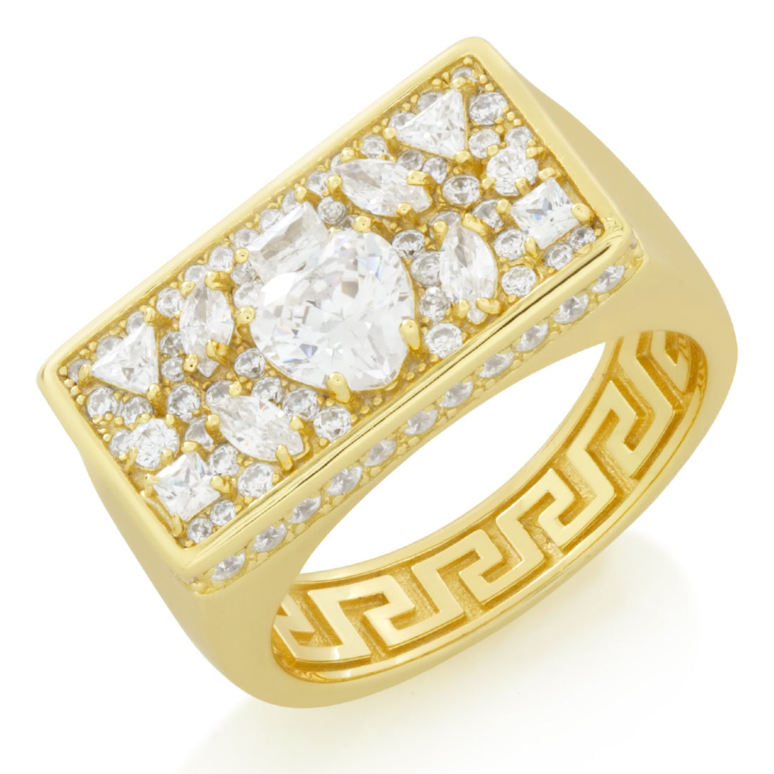 Crown Julz Ring in Sterling Silver / 14K Vermeil / 7 by King Ice