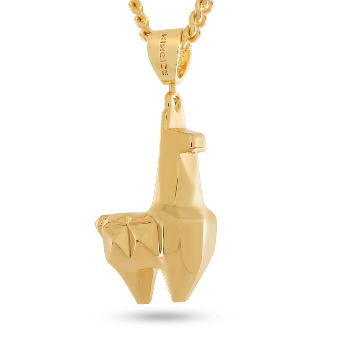 Fortnite x King ice - Crystal Llama Necklace  in  2.4" by King Ice