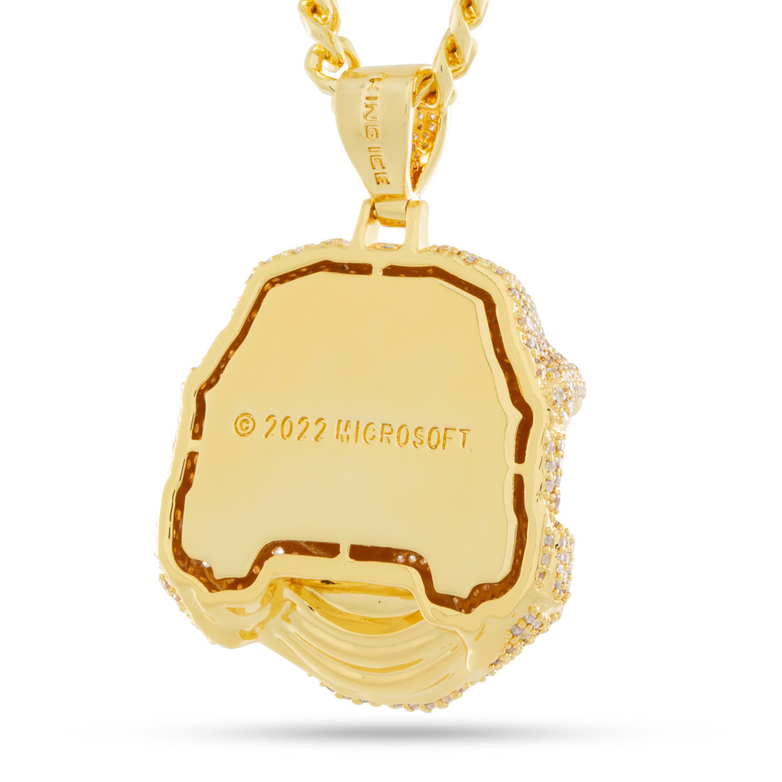 Halo x King Ice - Master Chief Helmet II Necklace in by King Ice