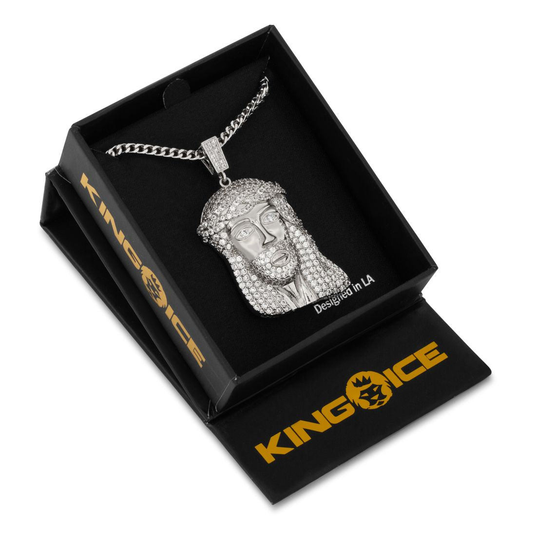 Jesus Necklace in by King Ice