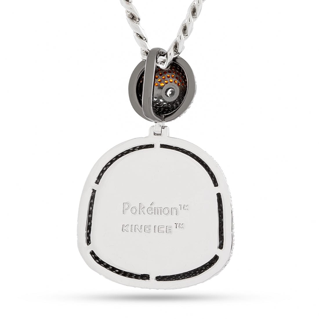 King Ice | Pokémon - Squirtle Necklace in White Gold / 2" by King Ice