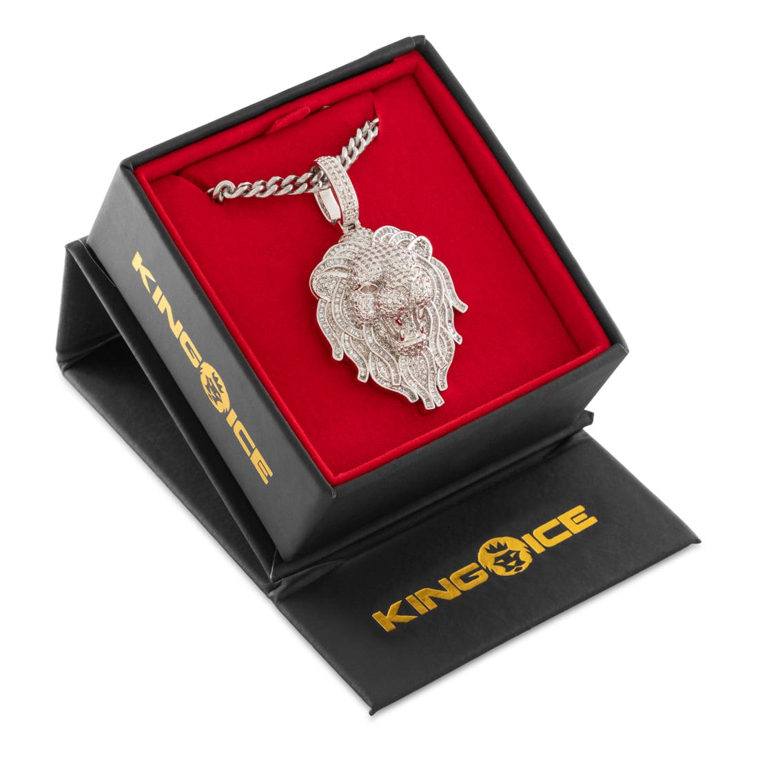Lion Necklace in by King Ice