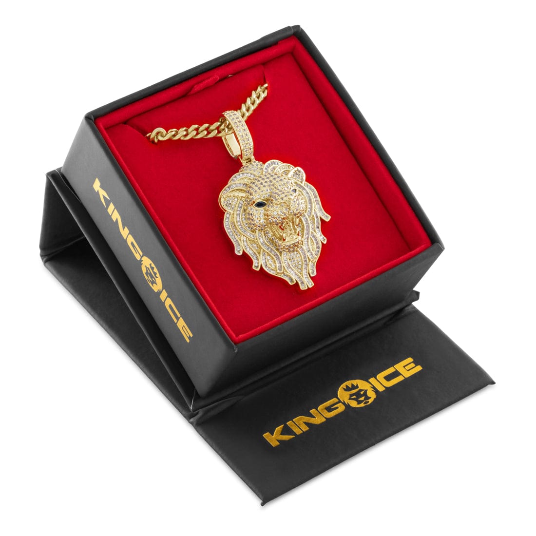Lion Necklace in by King Ice