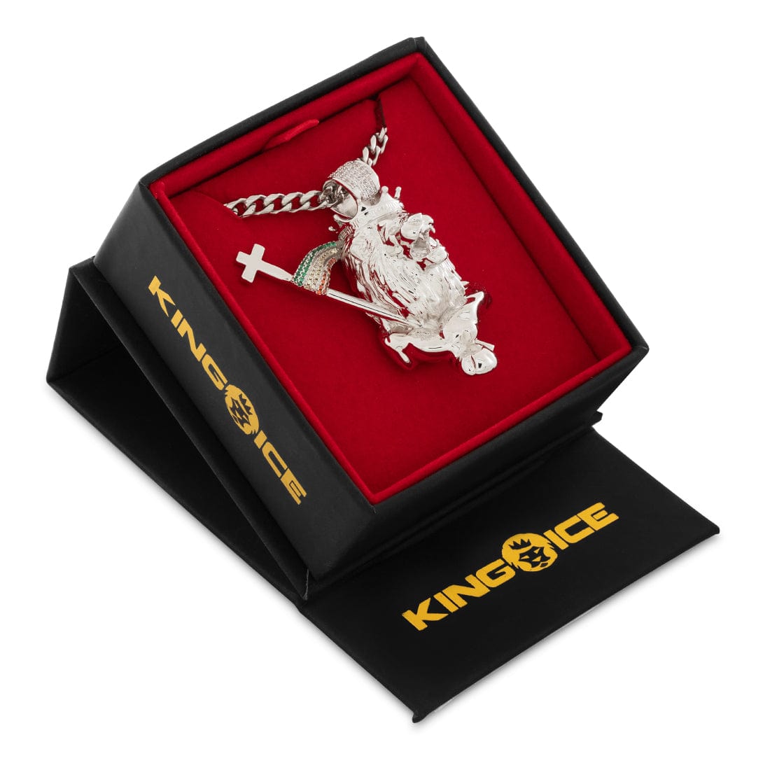 Lion of Judah Necklace in by King Ice