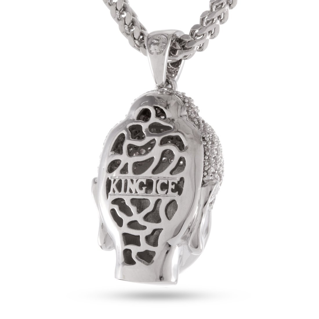 Mini Polished Buddha Necklace in by King Ice