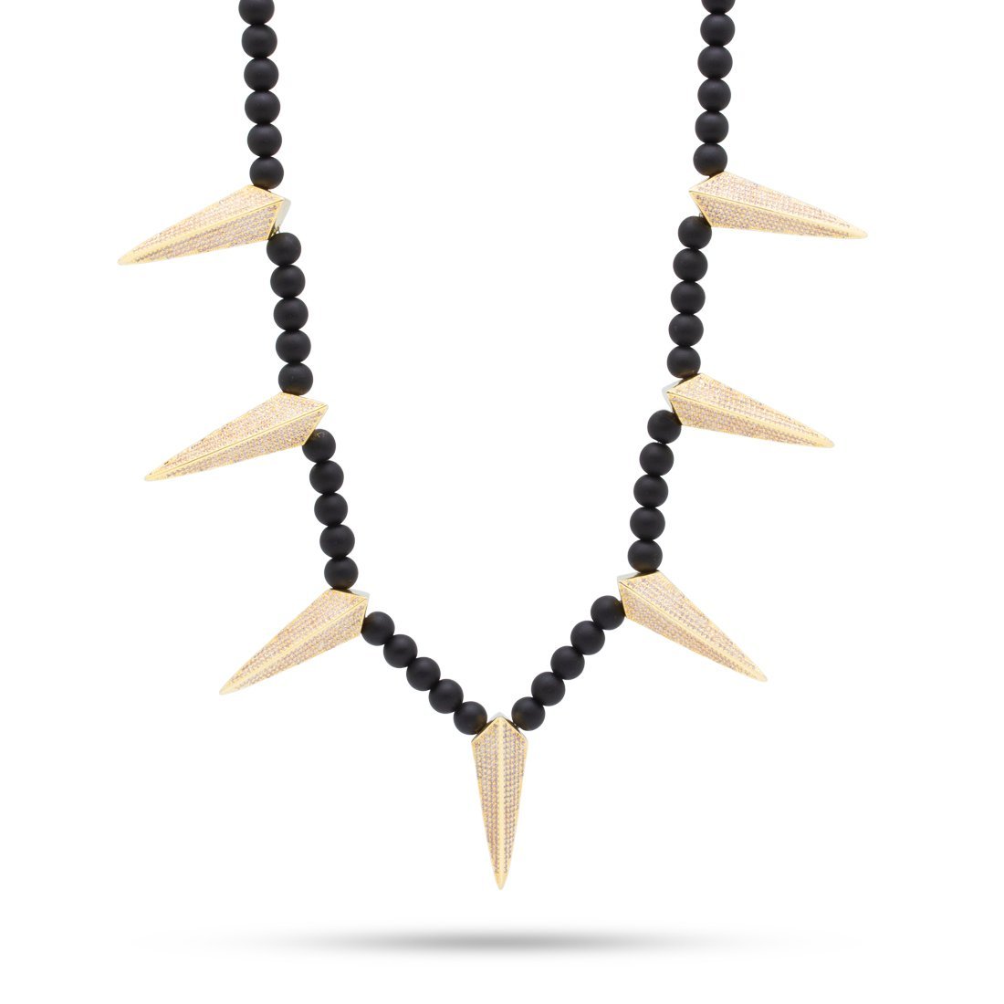 Onyx Wakanda Inspired Chain in Gold Plated / 14K Gold / 20" by King Ice