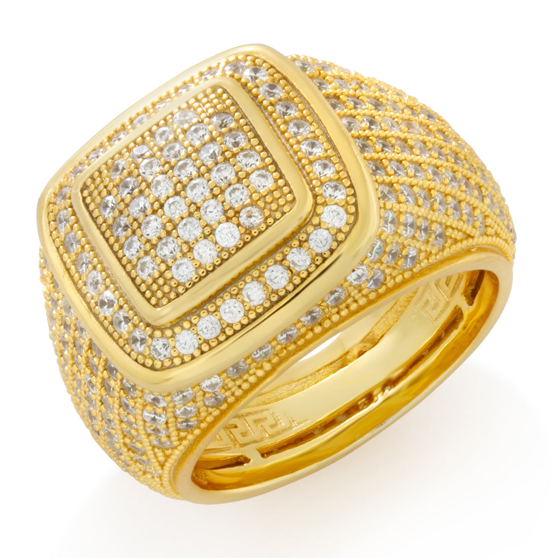 Platform Ring in Sterling Silver / 14K Vermeil / 7 by King Ice