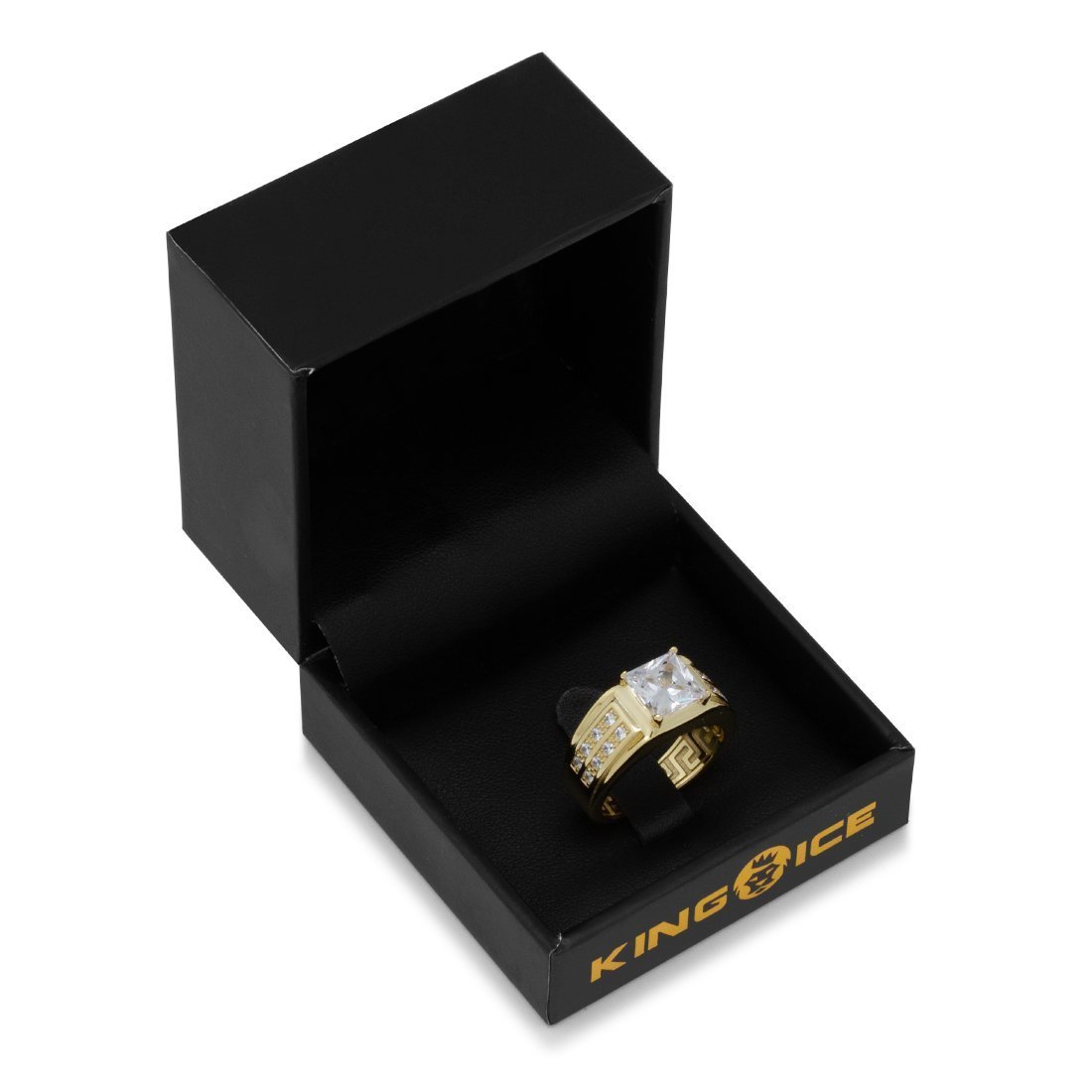 Princess-Cut Signet Ring in by King Ice