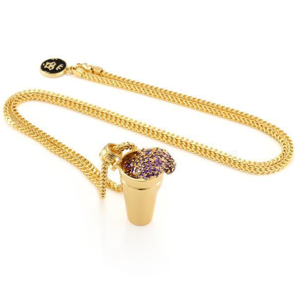 Purple Drank Necklace in by King Ice