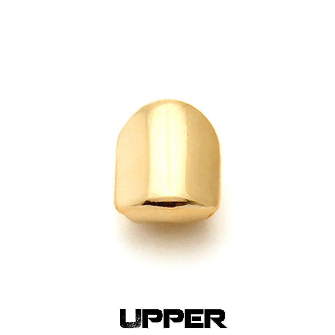 Single Tooth Cap Grillz in 14K Gold / Top by King Ice