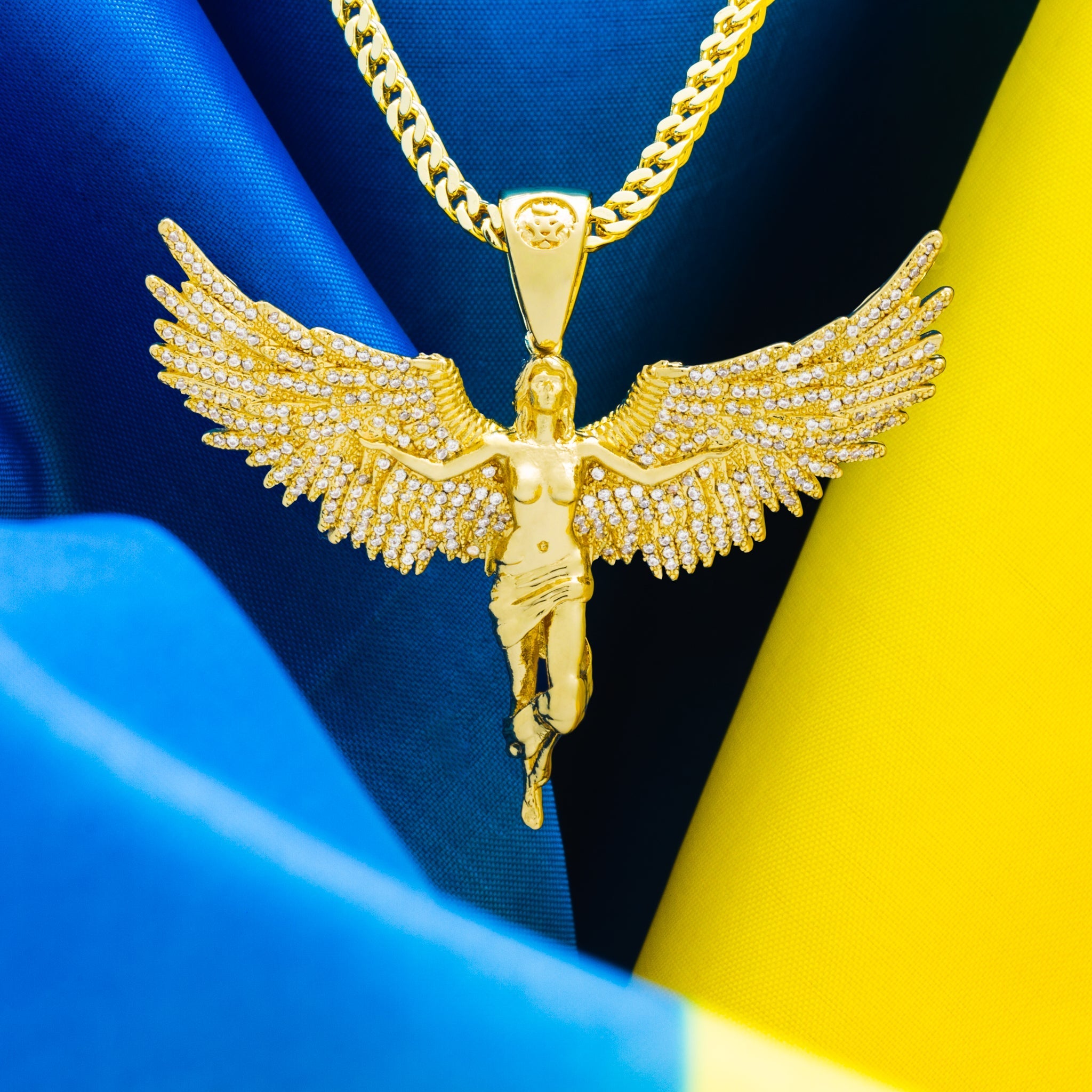 Soaring Angel Necklace in by King Ice