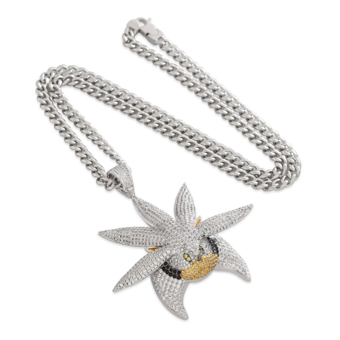 Sonic the Hedgehog x King Ice - Silver Necklace in by King Ice