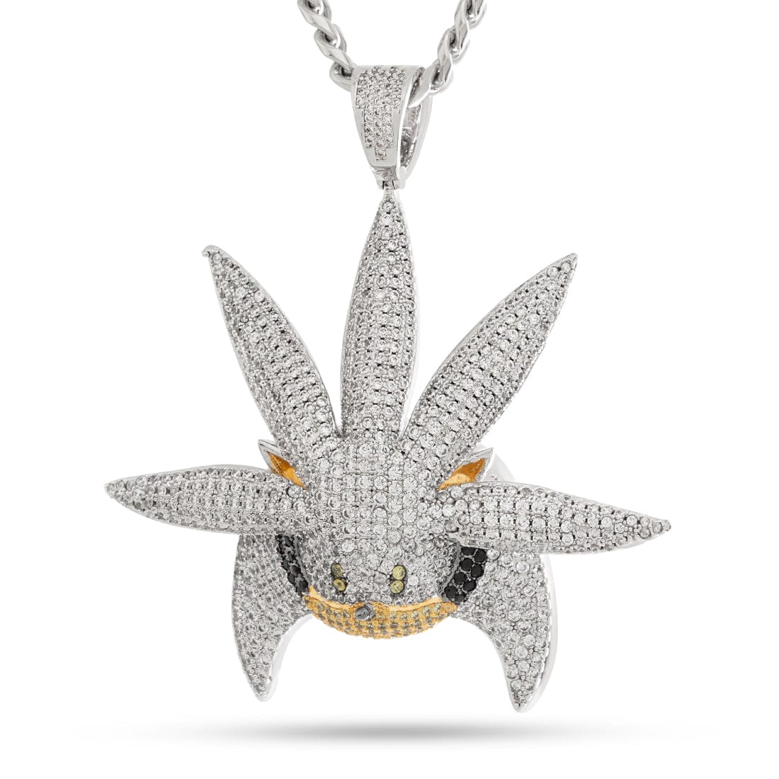 Sonic the Hedgehog x King Ice - Silver Necklace in by King Ice
