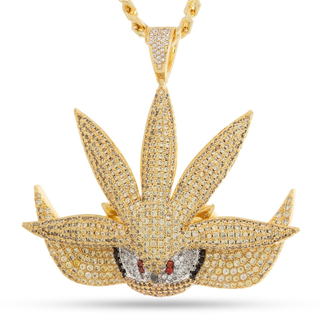 Sonic the Hedgehog x King Ice - Super Silver Necklace in by King Ice