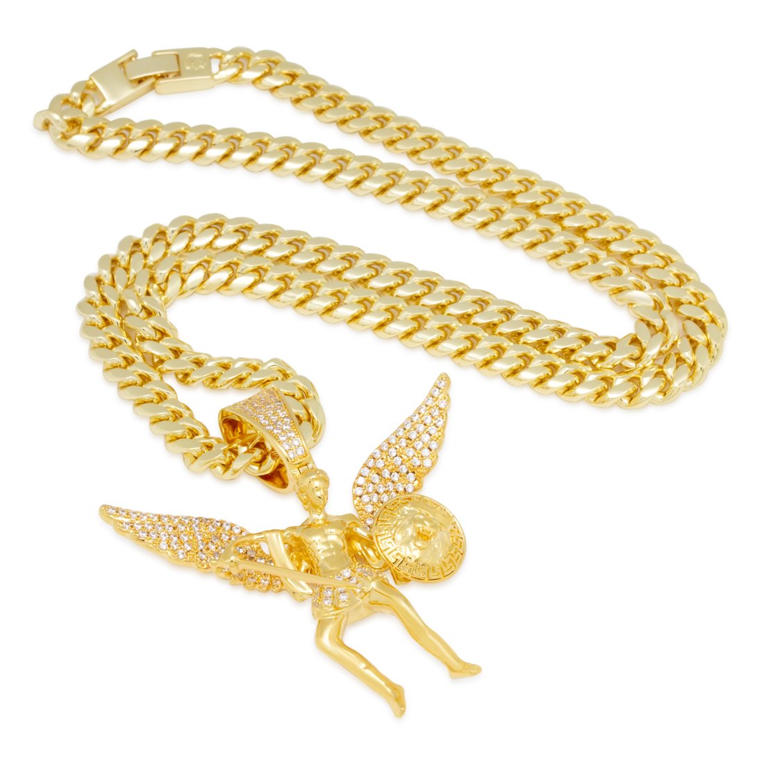 St. Michael the Archangel Necklace in by King Ice