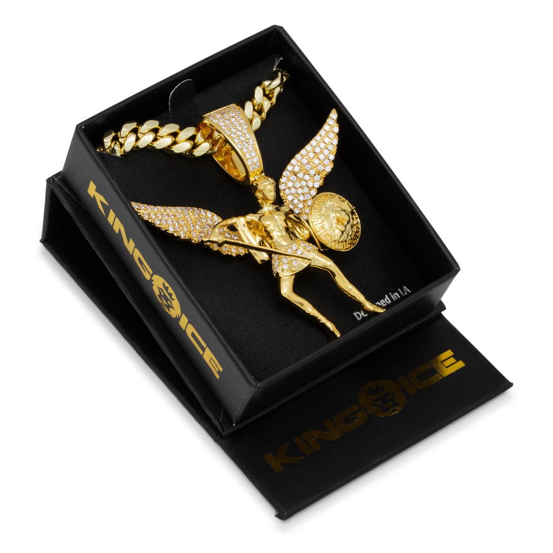 St. Michael the Archangel Necklace in by King Ice