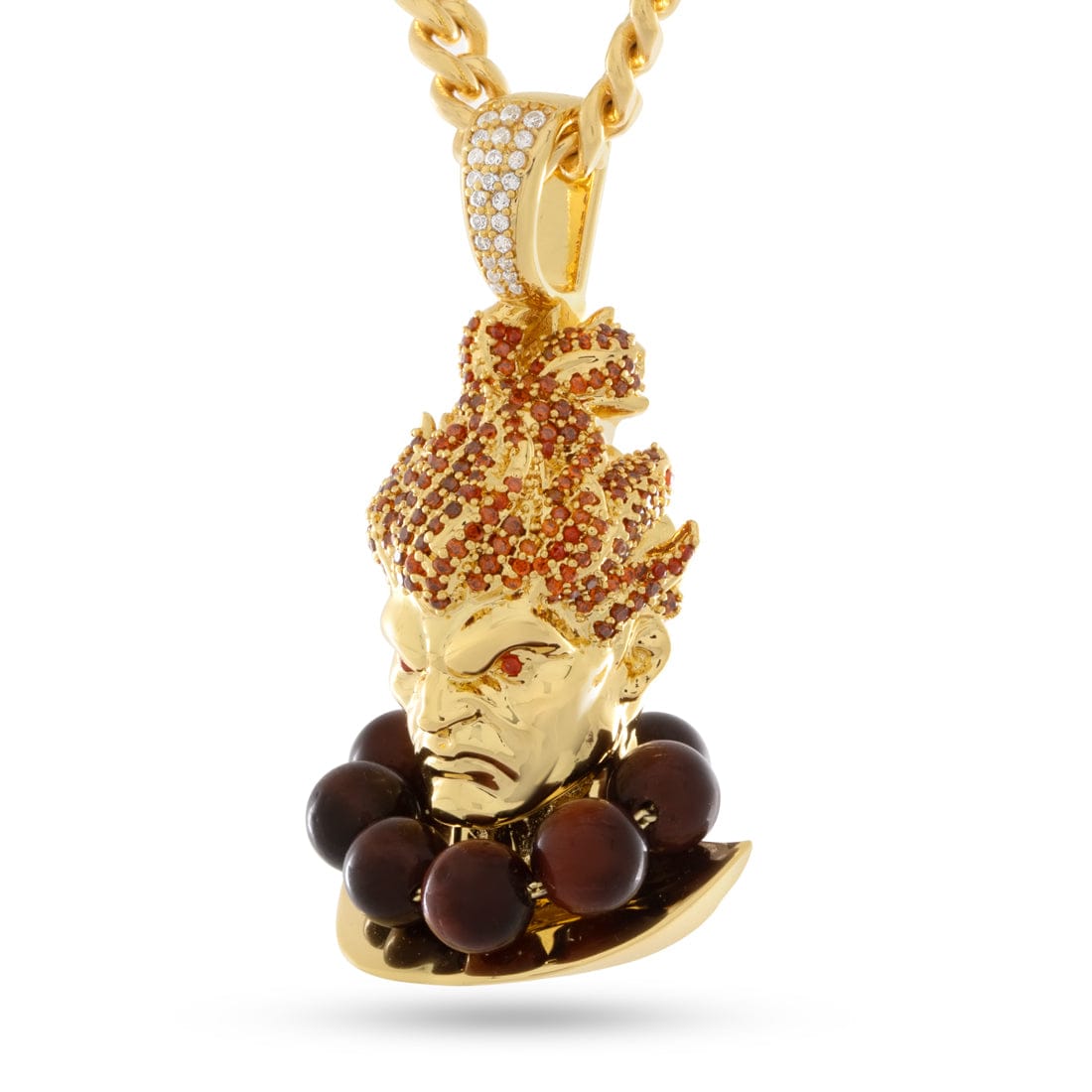Street Fighter x King Ice - Akuma Necklace  in  2" by King Ice