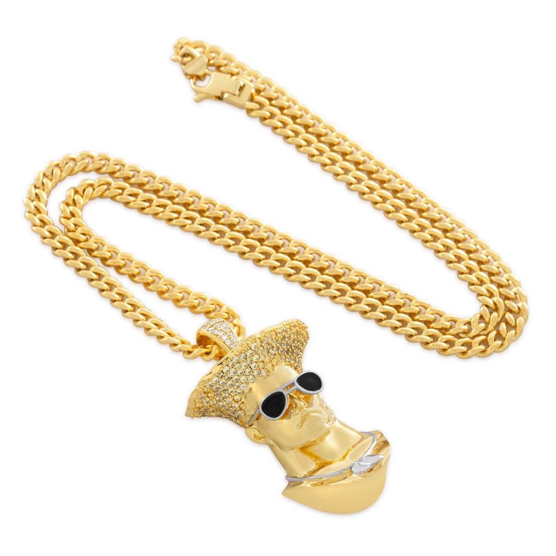 Street Fighter x King Ice - Guile Necklace in 2.1" by King Ice