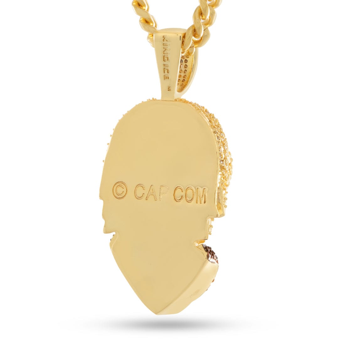 Street Fighter x King Ice - Ken Masters Necklace in 2.1" by King Ice