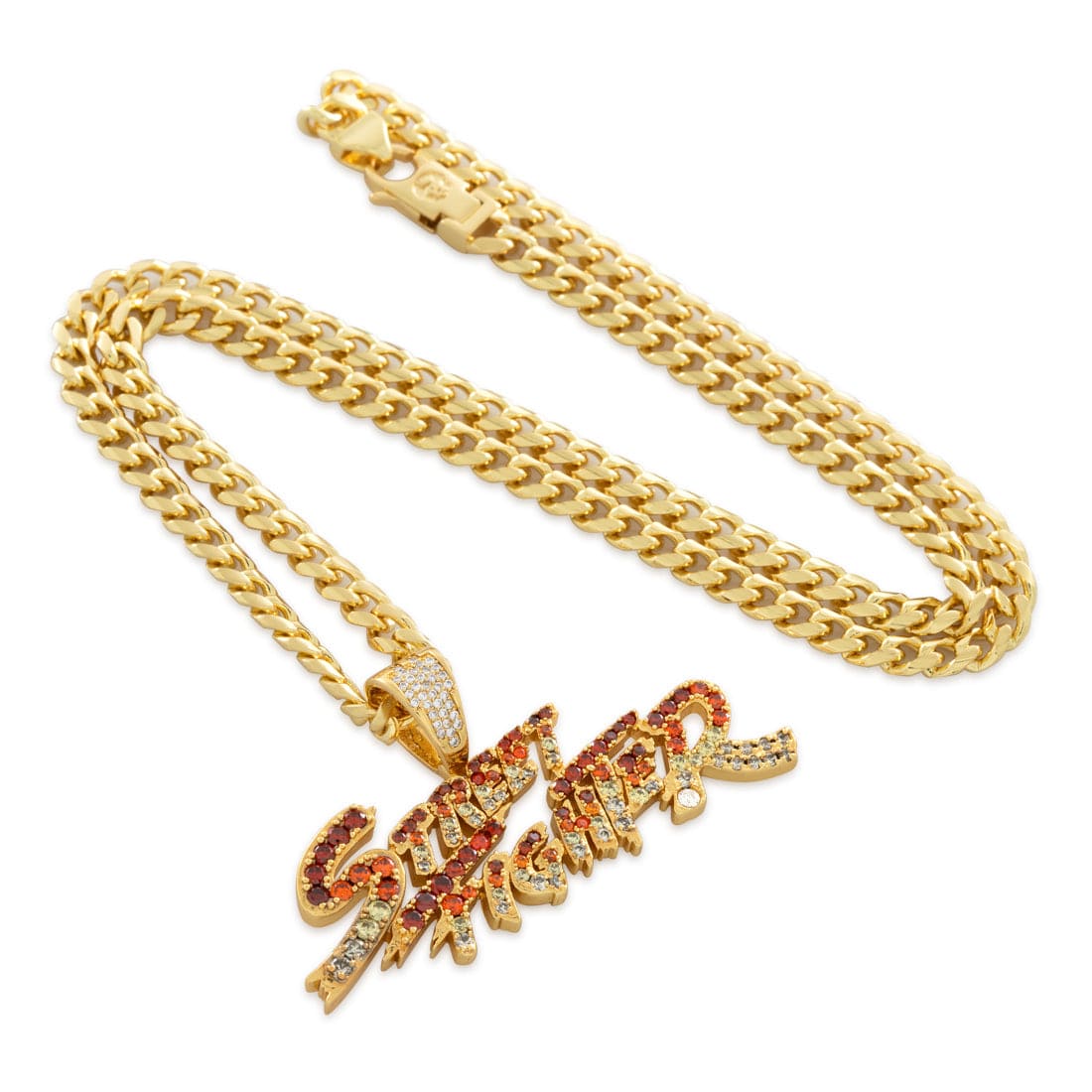 Street Fighter x King Ice - Street Fighter Necklace in 1.2" by King Ice