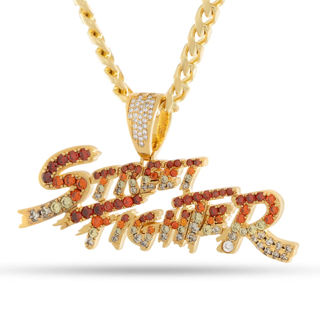 Street Fighter x King Ice - Street Fighter Necklace  in  1.2" by King Ice